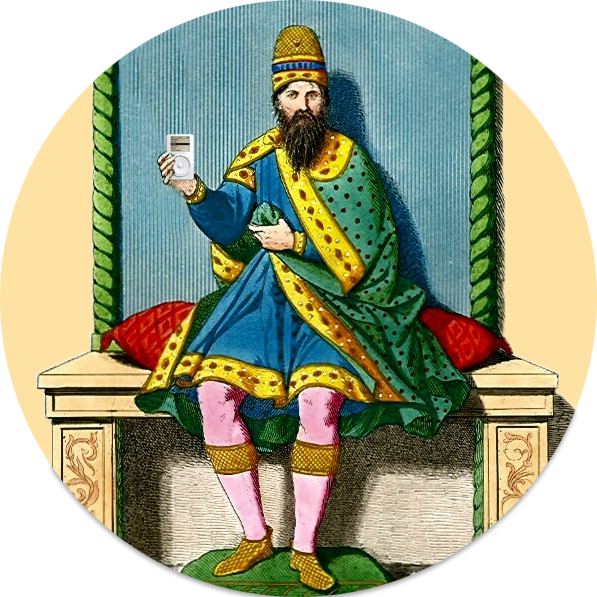 The OG King seated on his throne